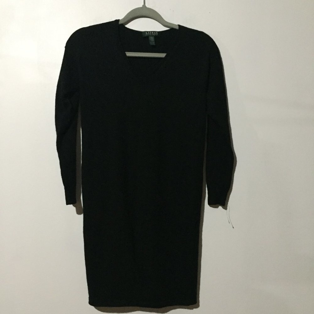 Lauren Ralph Lauren Black Sweater dress Pullover
